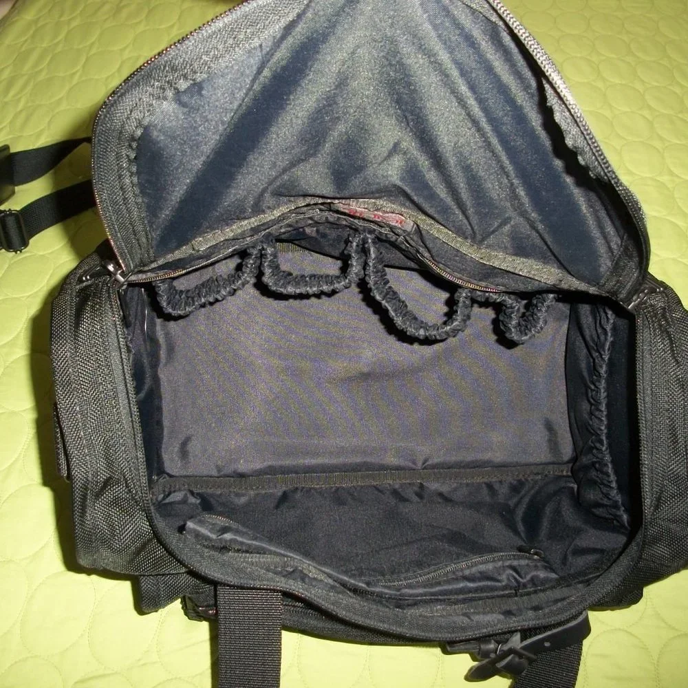 Tumi Duffle Carry-On Black Nylon Bag